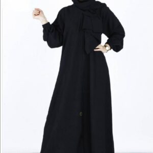NAW14 Nawaem Abaya Vector Self printed Linen set