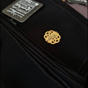 Gold laser cut badge Scarf 74x208cm