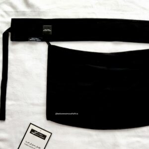 8inch Single layer Black charm tie up