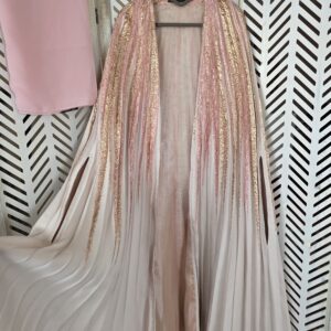 Bedoon Essm Pink Gold Cape