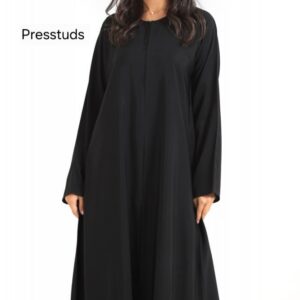 Bedoon Essm Salona Abaya Presstuds infront
