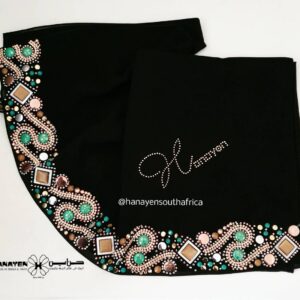 HS39 Emerald and Gold Gemstones and Swarovski Crystals