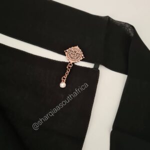 Gold square dangle Swarovski