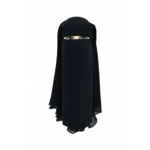 3 layer niqab tie up fullstitched