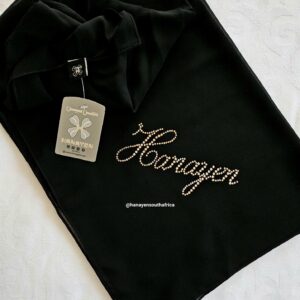 HS14 English Gold Swarovski crystal logo