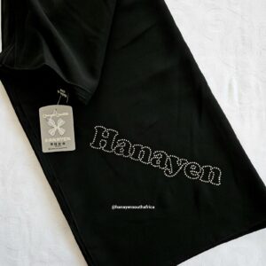 HS20 English Silver grey Swarovski crystal logo