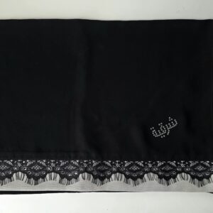 Sharqiaa Scarf Lace border detail [Shimmer Gold colour]