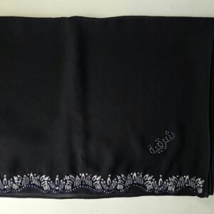Sharqiaa Scarf Embroidery/Swarovski Crystals Blues