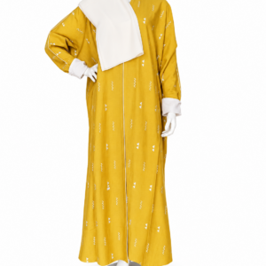 Bedoon Essm Mustard with White Stitch Set (Secondline)