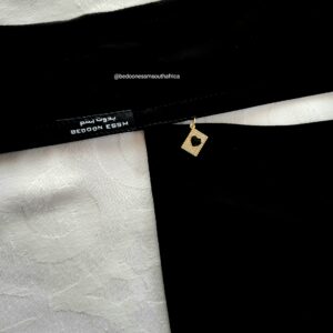 Bedoon Essm Single Layer One Elastic Crystal Heart Tie Up