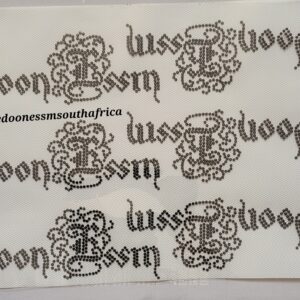 Bedoon Essm Swarovski Logo 25