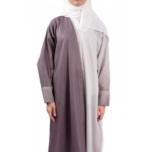 Bedoon Essm Omani Wrap Two Tone Mauve Ombre Set (Secondline)