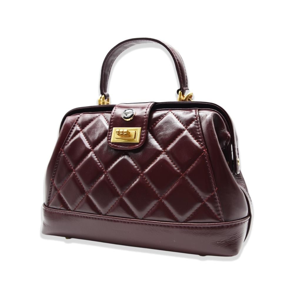 Sharqiaa Farihan Handbag Burgundy - Image 3