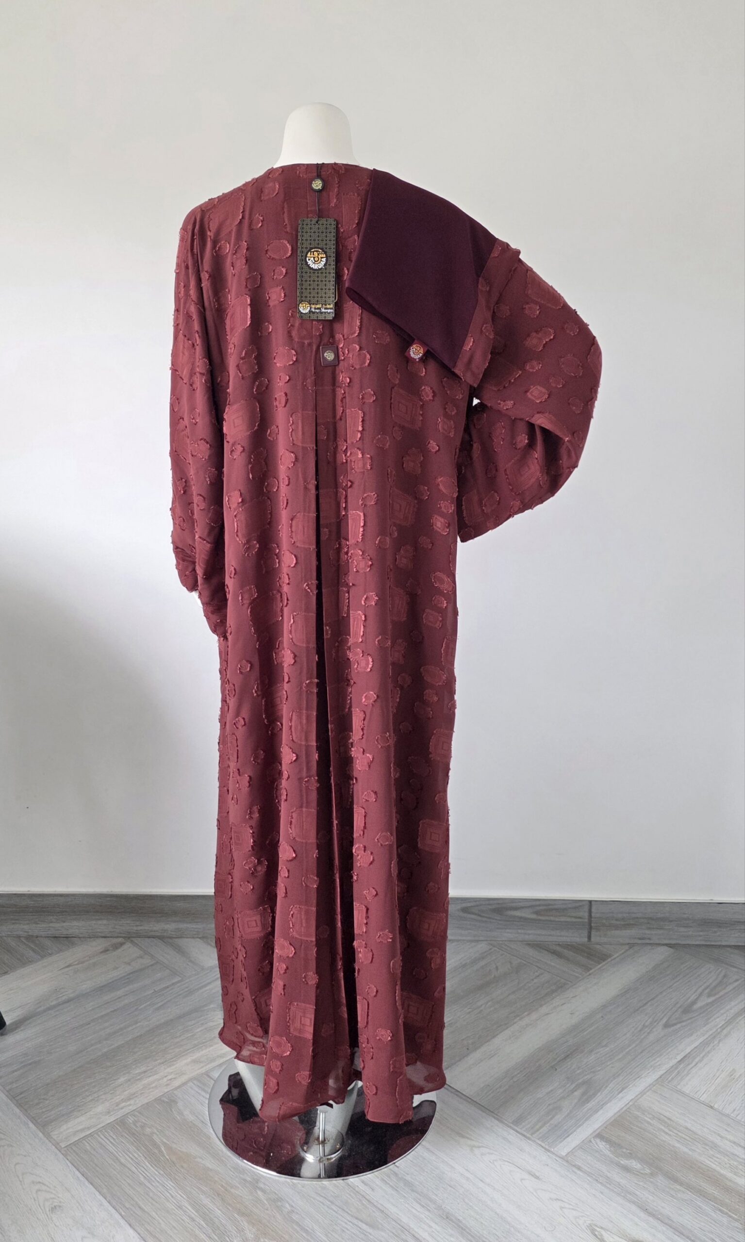 Sharqiaa Self Printed Set Burnt Umber - Image 2