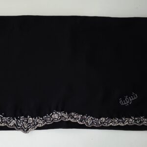 Sharqiaa Embroidery-Swarovski Scarf - Grey