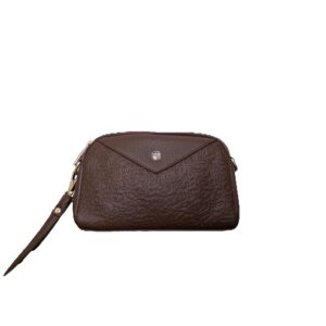 Sharqiaa Sling Bag Laser Calligraphy Brown